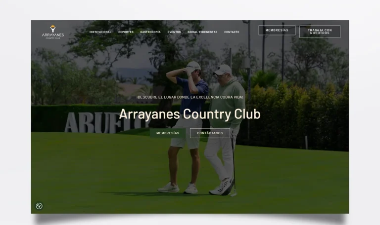 Página web de Arrayanes diseñada por BIM Soluciones