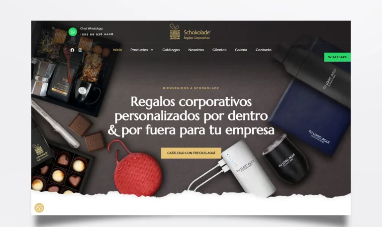 Página web de Schokolade Ecuador diseñada por BIM Soluciones