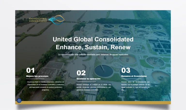 Página web de UGC Bio diseñada por BIM Soluciones