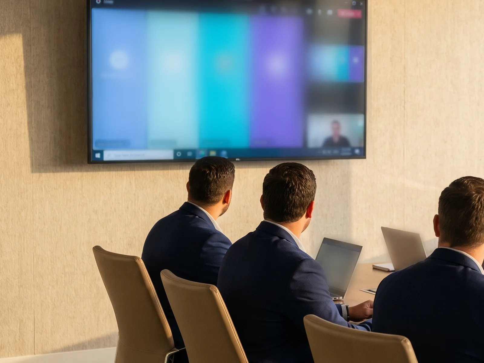 Asesor capacita por videollamada al equipo comercial de una empresa de Houston en el uso de su nuevo CRM