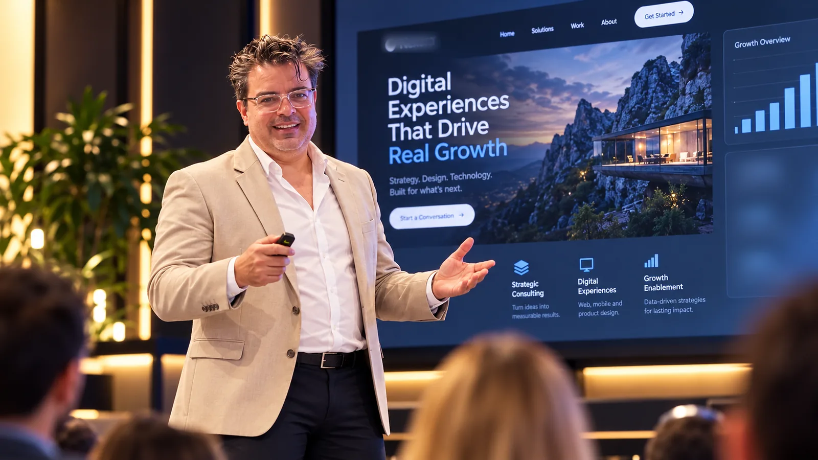 Elio Zambrano, fundador venezolano de BIM, da una conferencia sobre experiencias digitales