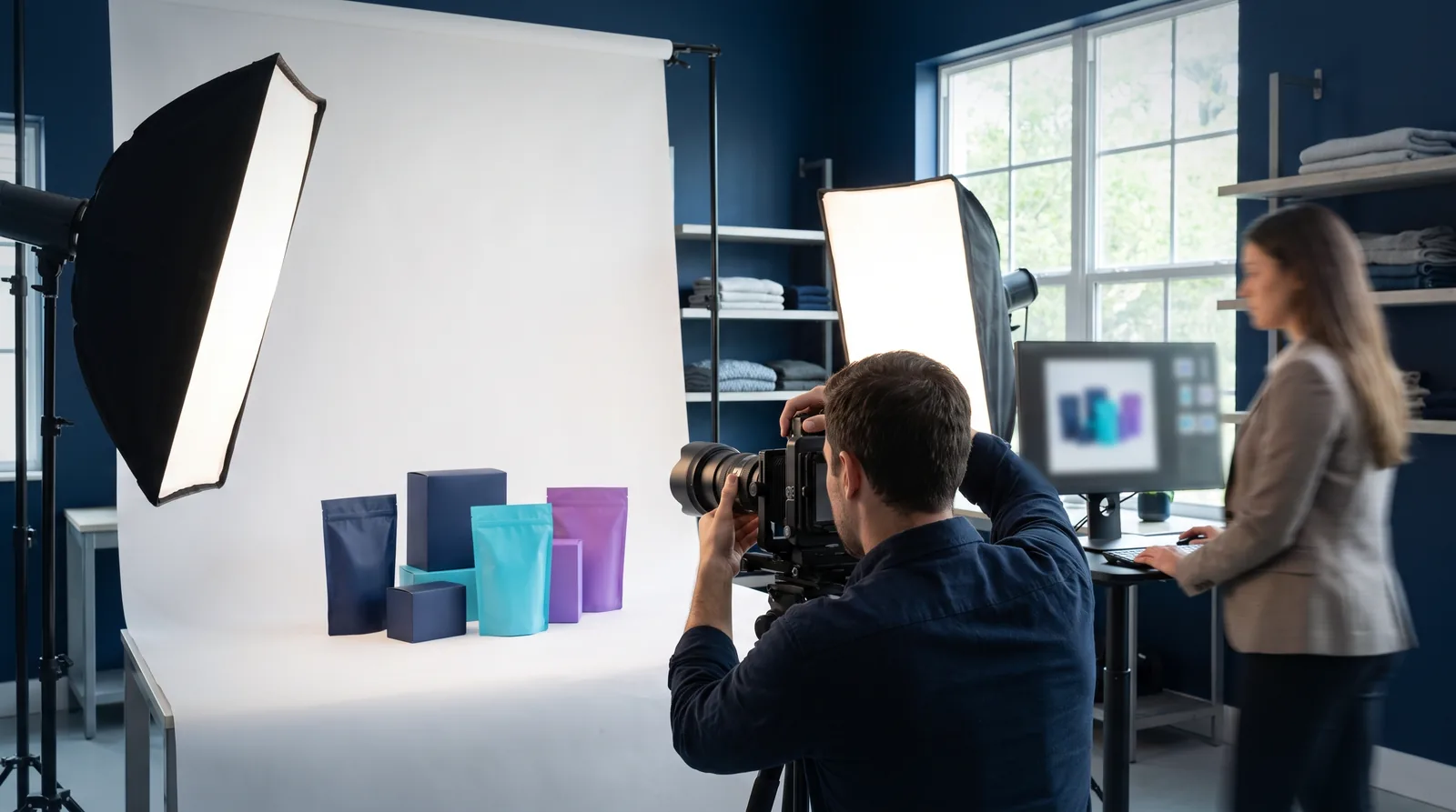 Estudio de fotografía de producto de una distribuidora de alimentos para las fichas de su tienda online